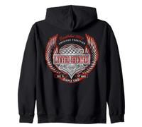 Lynyrd Skynyrd Simple Man 1973 Rally Race Car Biker Rock Fan Zip Hoodie