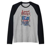 Lynyrd Skynyrd Simple Man Cruise US Flag Pirate Classic Rock Raglan Baseball Tee