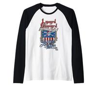 Lynyrd Skynyrd Simple Man Cruise US Flag Pirate Rock Classic Raglan Baseball Tee