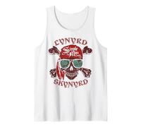 Lynyrd Skynyrd Skull Crossbones Simple Man Pirate Retro Rock Tank Top