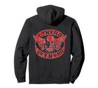 Lynyrd Skynyrd Skull Logo 70s Retro Rock Biker Artwork Gifts Pullover Hoodie