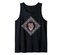 Lynyrd Skynyrd Skull Paisley Simple Man Pirate Vintage Rock Tank Top
