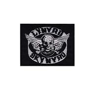 Lynyrd Skynyrd Skull Rockband South Patch Badge Embroidered Iron on Applique Souvenir Accessory