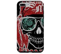 Lynyrd Skynyrd Skull Stencil Simple Man Pirate Rock Vintage Case for iPhone 7 Plus/8 Plus