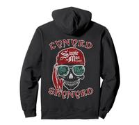Lynyrd Skynyrd Skull Stencil Simple Man Pirate Rock Vintage Pullover Hoodie