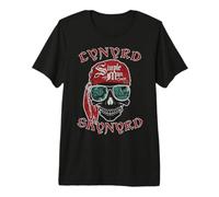 Lynyrd Skynyrd Skull Stencil Simple Man Pirate Vintage Rock Premium T-Shirt