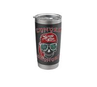 Lynyrd Skynyrd Skull Stencil Simple Man Pirate Vintage Rock Stainless Steel Insulated Tumbler