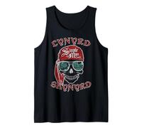 Lynyrd Skynyrd Skull Stencil Simple Man Pirate Vintage Rock Tank Top