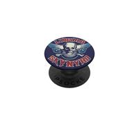 Lynyrd Skynyrd Skull Wings 1970s Vintage Rock Festival Biker PopSockets Adhesive PopGrip