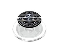 Lynyrd Skynyrd Southern Rock Hat Logo Silver 70s Rock Biker PopSockets PopGrip for MagSafe