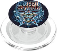 Lynyrd Skynyrd Steer Metal USA Flag Southern Rock Retro 80s PopSockets PopGrip for MagSafe