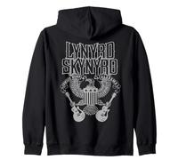 Lynyrd Skynyrd Sweet Home Alabama Guitar Eagle US Flag Retro Zip Hoodie