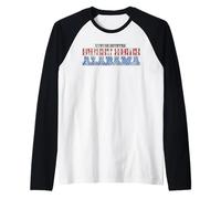 Lynyrd Skynyrd Sweet Home Alabama Stars Stripes Rock US Flag Raglan Baseball Tee
