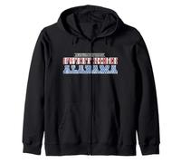 Lynyrd Skynyrd Sweet Home Alabama Stars Stripes Rock US Flag Zip Hoodie