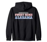 Lynyrd Skynyrd Sweet Home Alabama Stars Stripes US Flag Rock Zip Hoodie