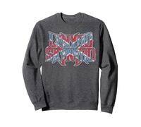 Lynyrd Skynyrd Vintage Logo Rock Biker US Southern Flag Sweatshirt