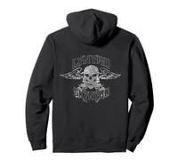 Lynyrd Skynyrd Winged Skull Guns Classic Rock Vintage Logo Pullover Hoodie