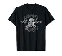 Lynyrd Skynyrd Winged Skull Guns Classic Rock Vintage Logo T-Shirt