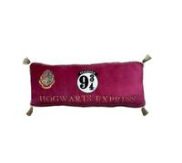 LYO Harry Potter Rectangular Cushion with Embroidered Platform Logo 9 3/4 - Very Soft Material, Comfortable and Comfortable to Pull - Decoration Dimensions: 60cm x 20cm