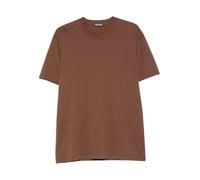 Lyocell Cotton Crew Neck T-Shirt - male - Tom Ford - T-Shirts - Brown - M - Tops M