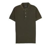 Lyocell Piquet SS Polo, male, Tom Ford, Polo Shirts, Green, L, Tops L