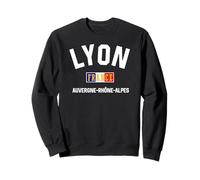 Lyon France Auvergne-Rhône-Alpes French Flag Sweatshirt
