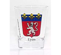 Lyon France Coat of Arms Shot Glass