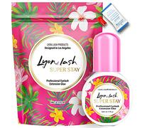 Lyon Lash SUPER STAY 5ml Eyelash Extension Performance Glue | 0.5 Sec Dry Time | Up to 8 Weeks Retention | Black Adhesive Supplies for Professional Use