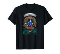 Lyon Scottish Clan Badge & Tartan T-Shirt