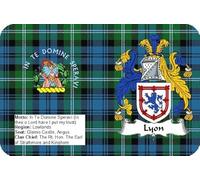 Lyon Scottish Clan Scotland Rectangle Fridge Magnet Fantastic Souvenir