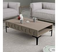 lyon wooden coffee table in atlas and black