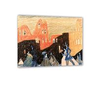 Lyonel Feininger Canvas Wall Art Untitled Poster famous art prints on Canvas Oil Paintings Reproduction artwork for Home Office Decorations80x60cm(31x24in) Inner frame