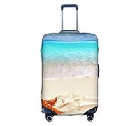lYonge Sunset Hawaiian Palm Tree Washable Elastic Luggage Protector Suitcase Cover, Starfish Ocean Beach, XL : suitable for 29-32in suitcase