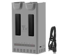 LYONGTECH 100W Dual Battery Charger with Storage Charge for DJI Avata 360,Two-Way Charging Hub,Fast Charge Two Batteries Drone Accessories