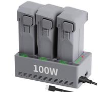 LYONGTECH 100W Fast Battery Charger with Storage Charge for DJI Mini 5 4 3 Pro Drone,Two-Way Charging Hub,Charge Three Batteries Accessories