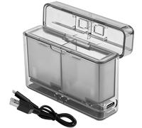 LYONGTECH Dual Battery Charger for GoPro Hero 12/11/10/9 Black,USB Charging Case with USB-C Cable,Fast Camera Batteries Accessories