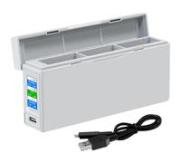 LYONGTECH LCD Triple Battery Charger for GoPro Hero 12,11,10,9 Black