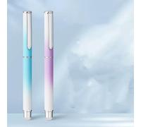 LYONPIKE Pen erasable pen for elementary school students, third grade, metal, dark pointed, upright posture, thin head, 0.38 beginner