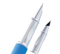 LYONPIKE Pen erasable pen for elementary school students, third grade, metal, dark pointed, upright posture, thin head, 0.38 beginner