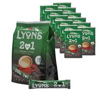 Lyons 2 in 1 Instant Coffee & Milk 12 Pack (120 Sachets)