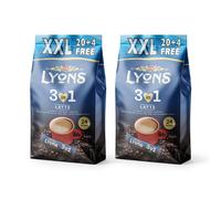 Lyons 3in1 Latte Classic Instant Coffee Sachets 24 Pack
