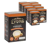 Lyons Caramel Cappuccino Instant Coffee 10 Pack (120 Sachets)
