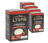 Lyons Cinnamon Cappuccino Instant Coffee 5 Pack (60 Sachets)
