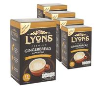 Lyons Gingerbread Cappuccino Instant Coffee 5 Pack (60 Sachets)