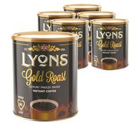 Lyons Gold Roast 750g Tin Luxury Freeze Dried Instant Coffee (Pack of 6)