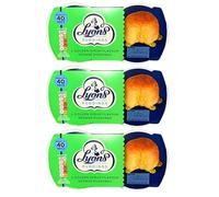 Lyons Golden Syrup Sponge Pudding 6 Pack - 2 Packs x 3 Pots - Classic British Dessert - Ready to Eat - Includes Gifty Goodness Shopping List