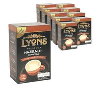 Lyons Hazelnut Cappuccino Instant Coffee 10 Pack (120 Sachets)