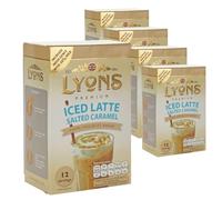 Lyons Iced Salted Caramel Instant Latte 5 Pack (60 Sachets)