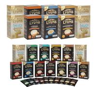 Lyons Instant Coffee Sachets - Custom 10 Pack, 5 Flavours, 2 Boxes Of Each