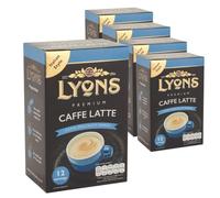 Lyons Premium Caffe Latte Instant Coffee 5 Pack (60 Sachets)
